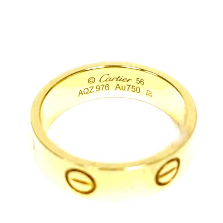 cartier love band ring